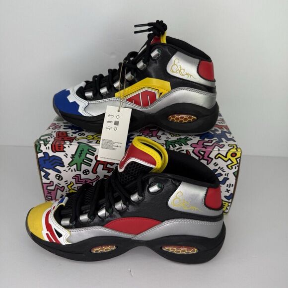 Reebok Question Mid Power Rangers Megazord Iverson Shoes Size 6 GY0588 - Picture 11 of 14
